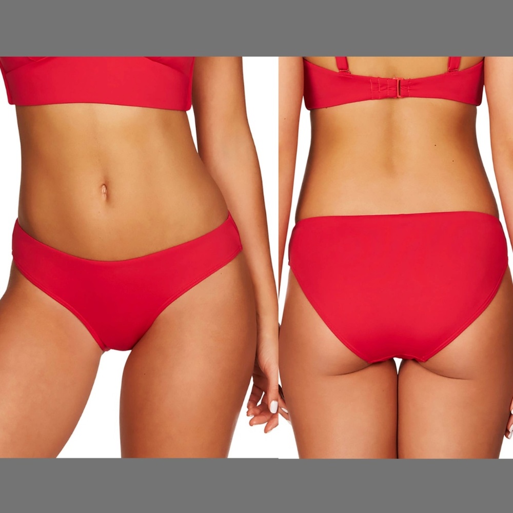 NEW‎ Sea Level [ 6 US/ 10 UK ] Essential Regular Bikini Bottoms in Red